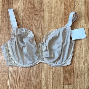 Gorsenia K425 Casablanca Bra - Unlined - Beige - 36G NWT